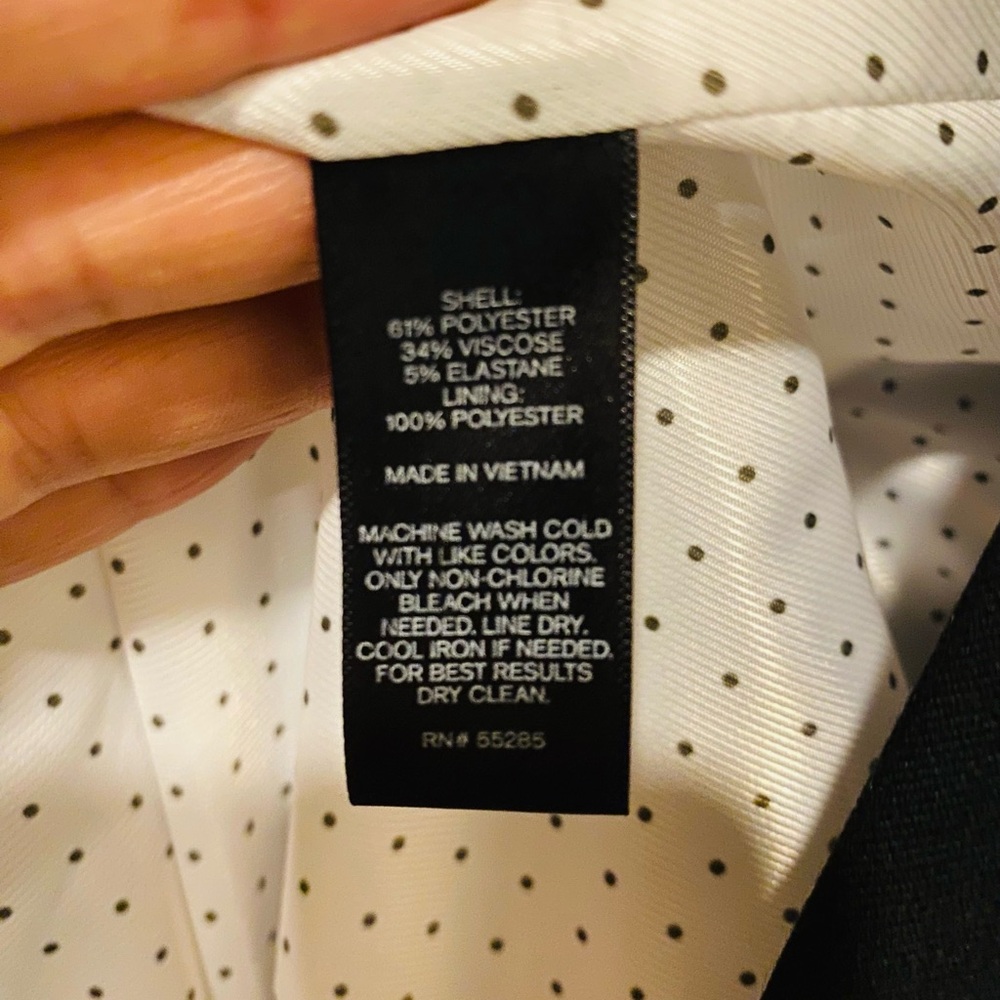 Express Editor Black Blazer Professional Suit Jac… - image 7